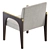 Modern Chair WILLIS by Cazarina 3D model small image 4