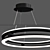 Grace LED Ring Chandelier, 20 3D model small image 2