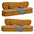 Sleek Curve Sofa, Modern Design 3D model small image 2