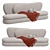 Sleek Curve Sofa, Modern Design 3D model small image 3