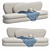 Sleek Curve Sofa, Modern Design 3D model small image 4