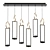 Modern Delphi 48 Pendant Light 3D model small image 1