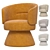 Elegant 2014 Swivel Chair Liberty 3D model small image 1