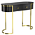 Modern Black Console Table Homary 3D model small image 1