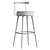 Gold Metal Barstool by Maison Hause 3D model small image 4