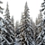 Scandinavian Evergreen Tree Pair 3D model small image 5