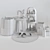 3D Max Bath Accessories Modifier 3D model small image 6