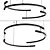 Elegant Maytoni Line Pendant Light 3D model small image 1