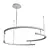 Elegant Maytoni Line Pendant Light 3D model small image 2