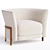 Modern Armchair with Sleek Design 3D model small image 4