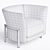 Modern Armchair with Sleek Design 3D model small image 6