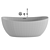 Luxury Soho Stone Bath 1630MM 3D model small image 4