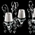 Veronese Cachemire Wall Sconce 2xE14 3D model small image 3