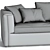 Modern Elegance Sofa 291 Cassina 3D model small image 3