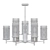 Elegant Odeon Formia Pendant Light 3D model small image 2