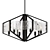 Elegant Golden Chandelier 3162 3D model small image 1