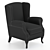 Bergere Armchair 3D Model 3D model small image 3