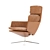 Elegant Reclining Lounge Chair 3D model small image 2