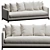 Modern Collaroy Scatter Back Sofa 3D model small image 1