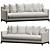 Modern Collaroy Scatter Back Sofa 3D model small image 2