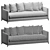 Modern Collaroy Scatter Back Sofa 3D model small image 4