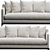 Modern Collaroy Scatter Back Sofa 3D model small image 5