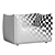 Sleek LE BAMBOLE Armchair Design 3D model small image 8