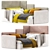 Modern Millimeter Level Bed Render 3D model small image 1