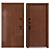 Paradise Metal Entry Door, Abvehr 3D model small image 3