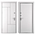 Paradise Metal Entry Door, Abvehr 3D model small image 4