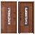 Paradise Glass Metal Door Kit 3D model small image 3