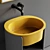 Contemporary Bathroom Vanity & Mirror 3D model small image 2