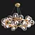 Maytoni Dallas Gold Pendant Chandelier 3D model small image 1