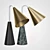 Marble Table Lamp: ImperiumLoft Elegance 3D model small image 2