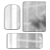 Audre Brass Wall Mirrors Array 3D model small image 1