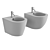 Rimless Forma Nova Toilets 3D model small image 4