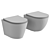 Rimless Forma Nova Toilets 3D model small image 5