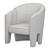 Customized Accent Chairs | Luxury 3D model small image 2