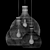 Rattan Pendant Light, Multiple Sizes 3D model small image 3