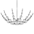 Elegant Abberton Chandelier Fixture 3D model small image 2