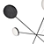 Contemporary Couple Black Home Decor 3D model small image 2