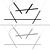 Sleek ACROSS Pendant Light 3D model small image 1