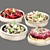 Assorted Veggie Salads Kit 3D model small image 2