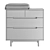 Nobodinoz Pure Dresser Changing Table 3D model small image 4