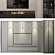 Modern TV Wall Decor Shelf 3D model small image 2