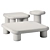 Mogg Bilbao Metal Tables Set 3D model small image 2