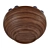 Blueberry Wood Bowl 11cm Diameter 3D model small image 3