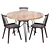 Elegant Windsor Dining Set 3D model small image 1