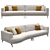  Kaza Design Factory Rado Sofa 3D model small image 1