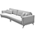  Kaza Design Factory Rado Sofa 3D model small image 4